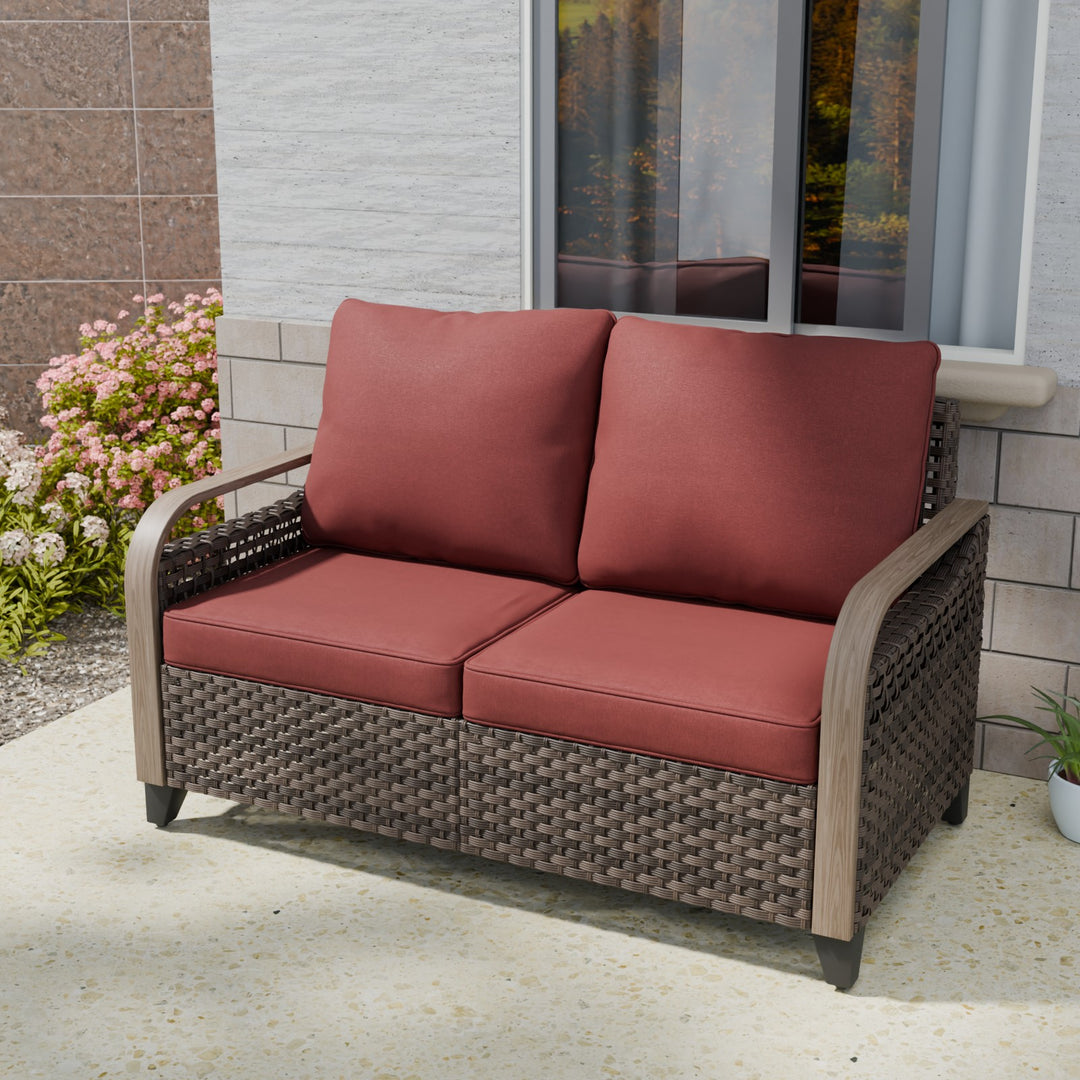 COOS BAY Modern 2 Seat Loveseat Sofa