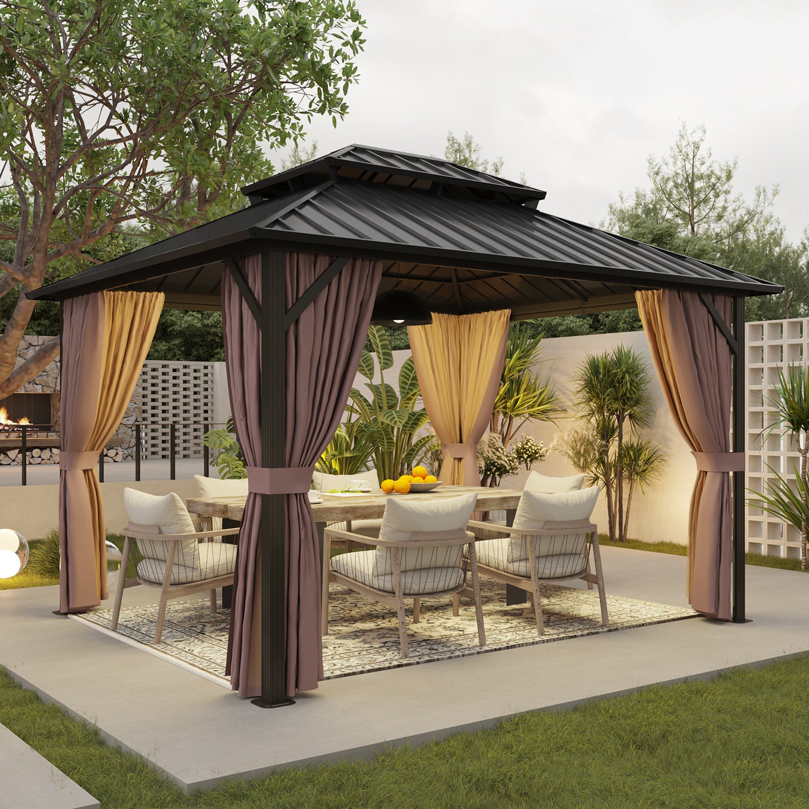 COVE G-SPOT Sサイズ フレーム COOS BAY Double Galvanized Steel Roof and Aluminum Frame Gazebo