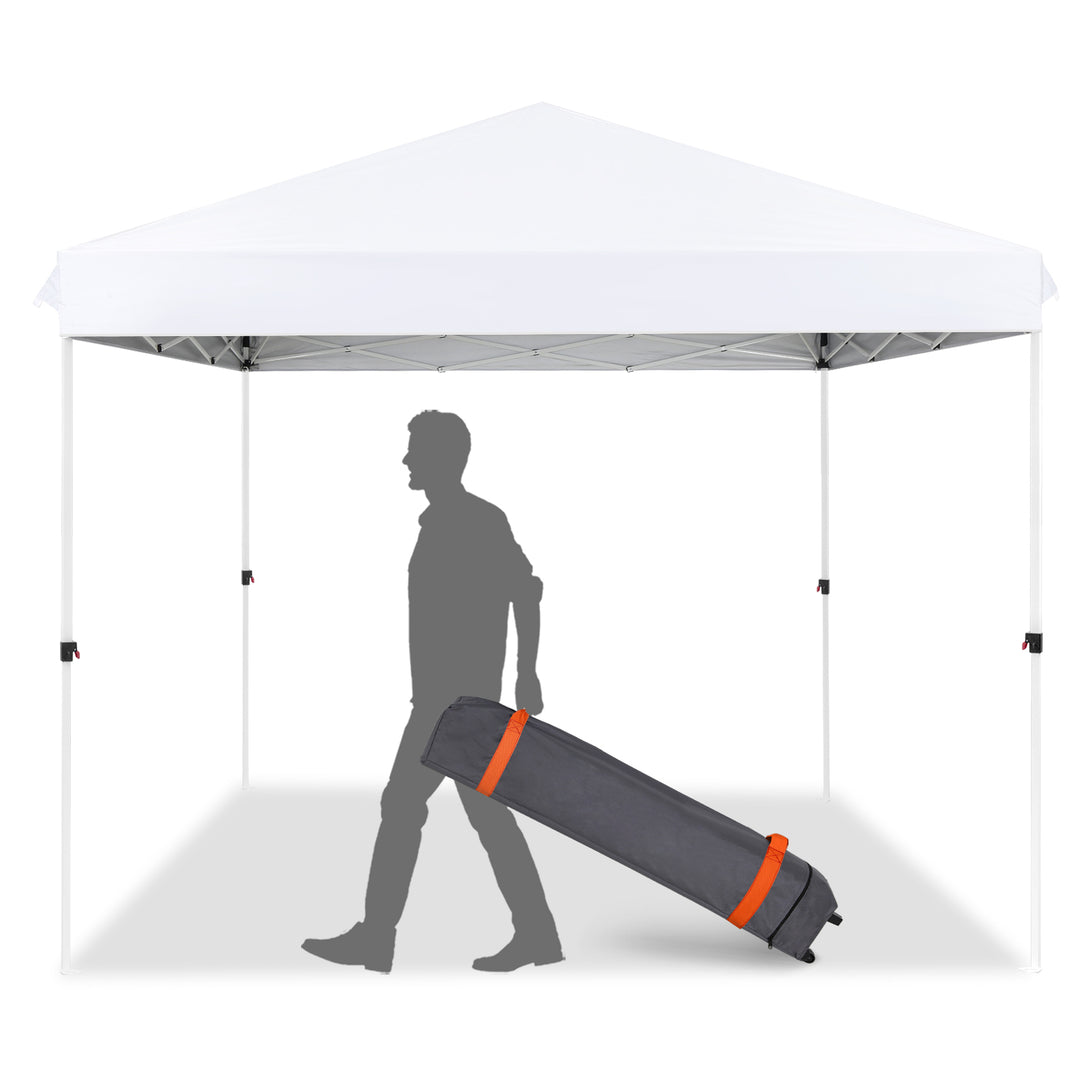 COOS BAY 10x10 Outdoor Instant Canopy Tent with Roller Bag