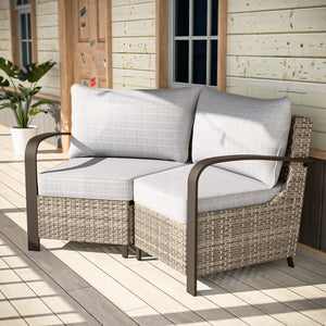 Palm Breeze Patio Corner Chairs Set of 2