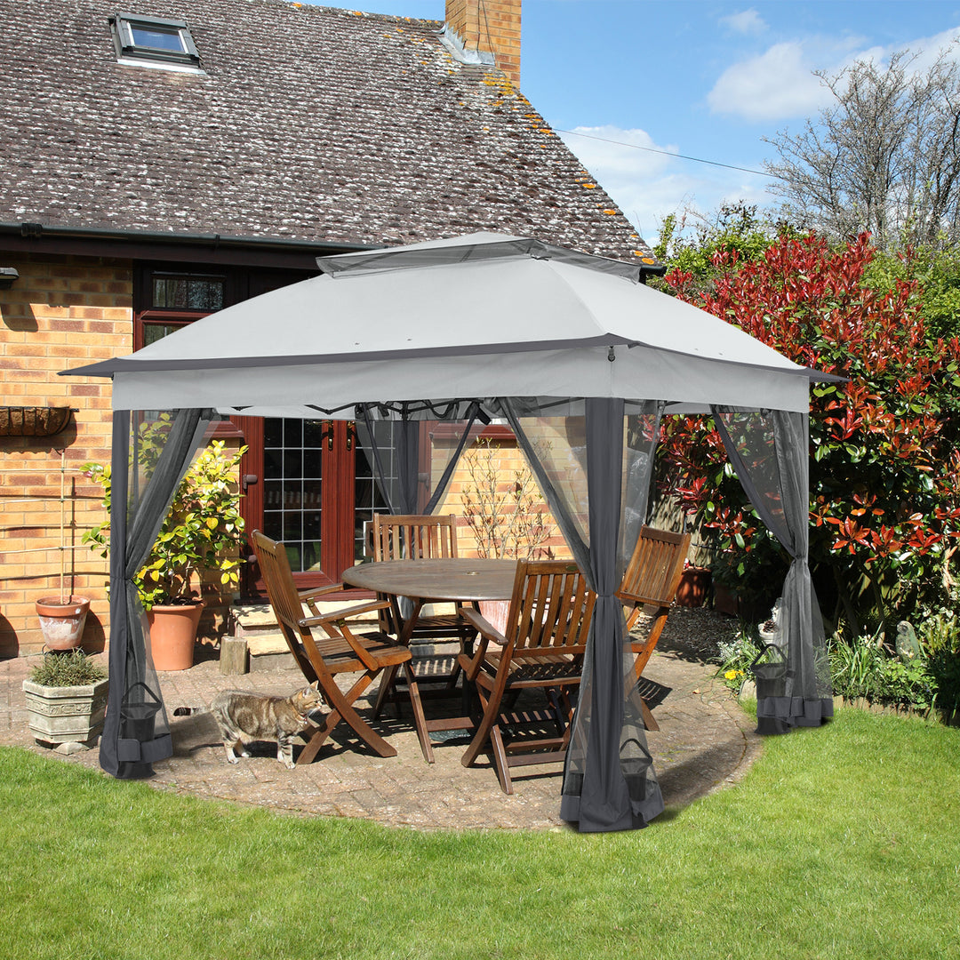 COOS BAY 11x11 Pop Up Gazebo with Mesh Netting