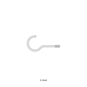 GBF0808-BGE Part G Hook