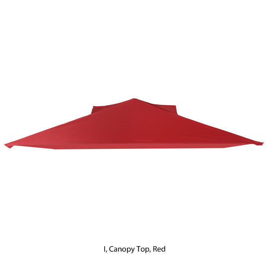 CB40PUBBQ-Part B Gazebo Top, All Colors