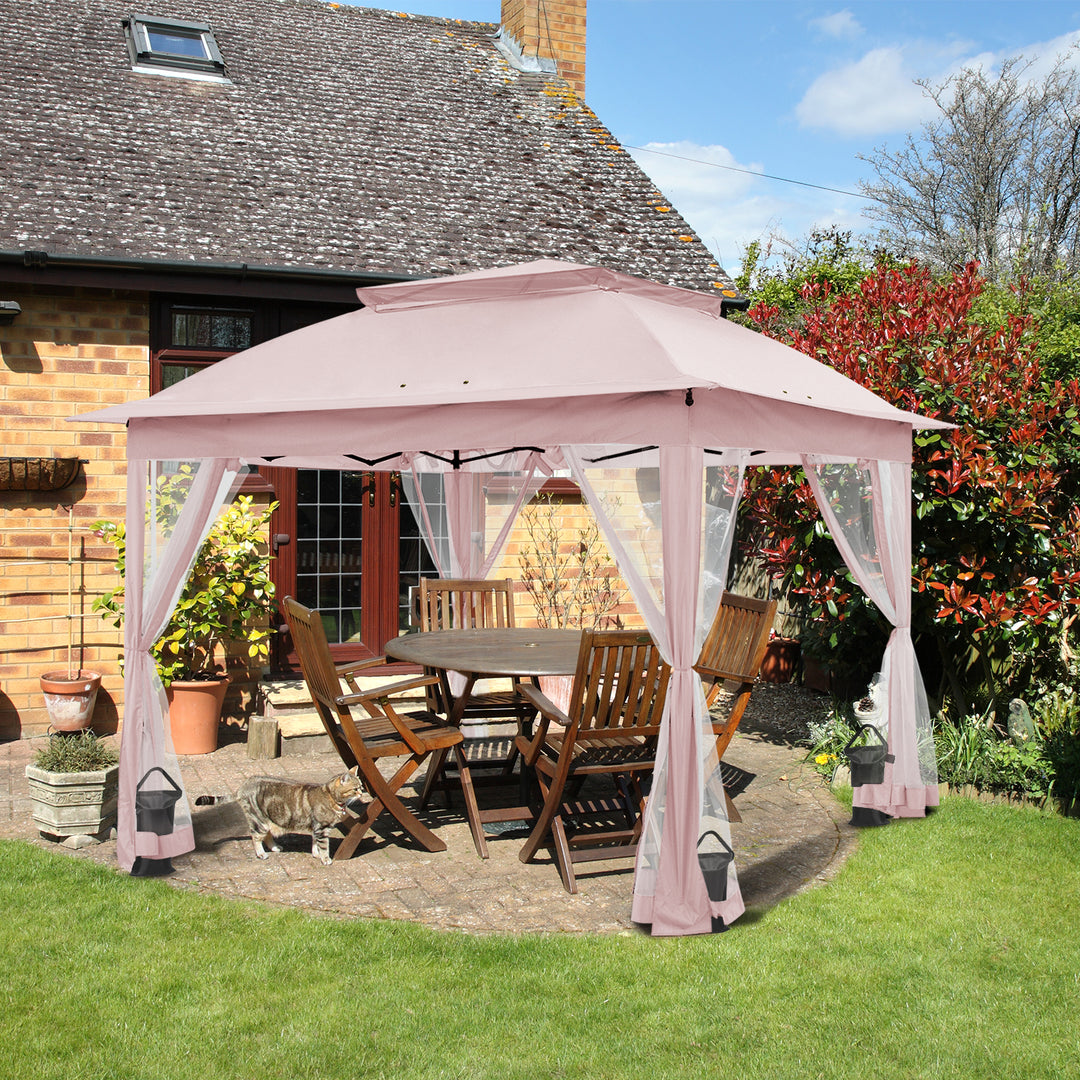 COOS BAY 11x11 Pop Up Gazebo with Mesh Netting