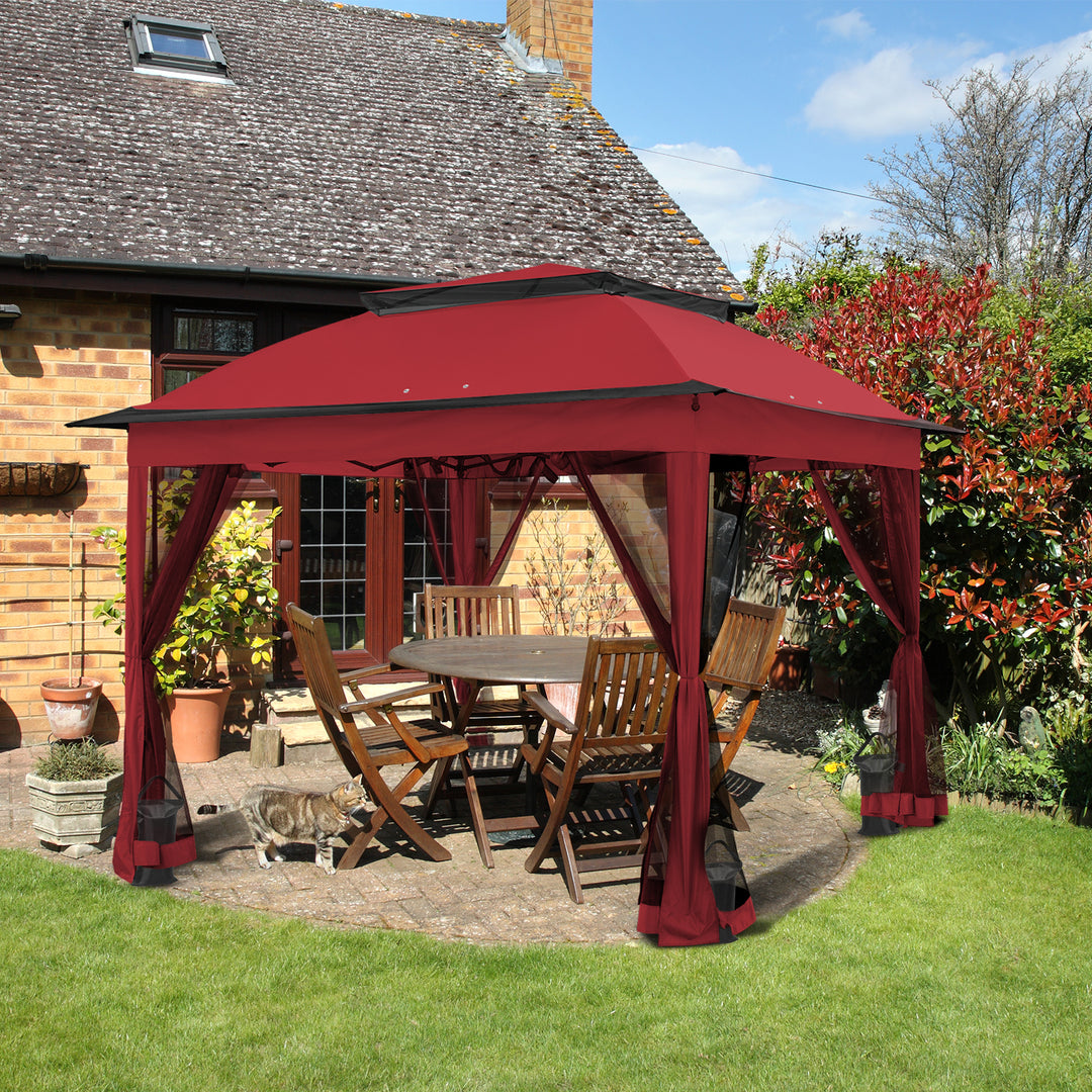 COOS BAY 11x11 Pop Up Gazebo with Mesh Netting