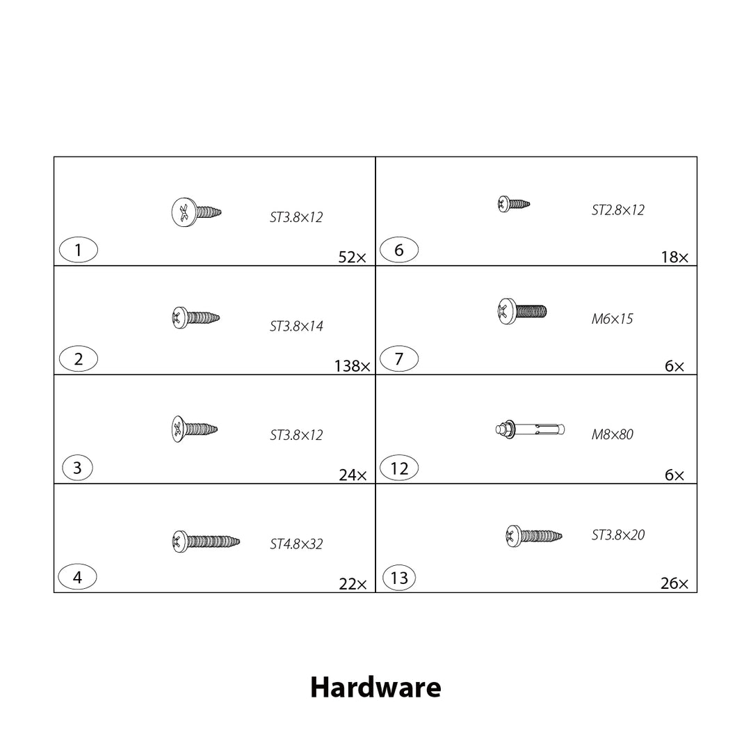 CB-SSP15-Hardware Kit
