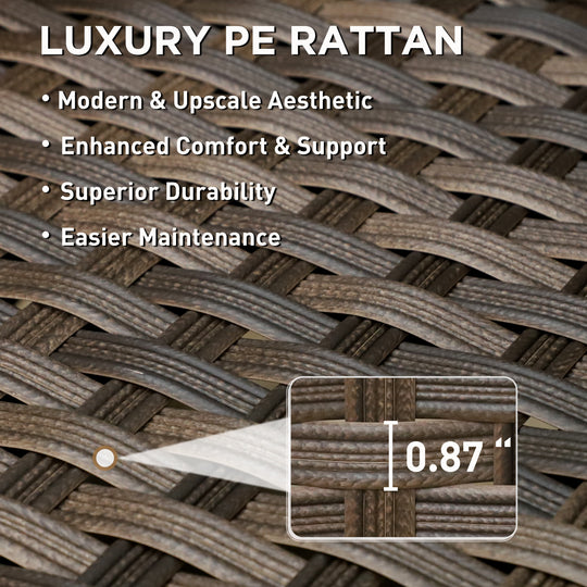 COOS BAY Lanai Chic 3 Piece Outdoor Bistro Set