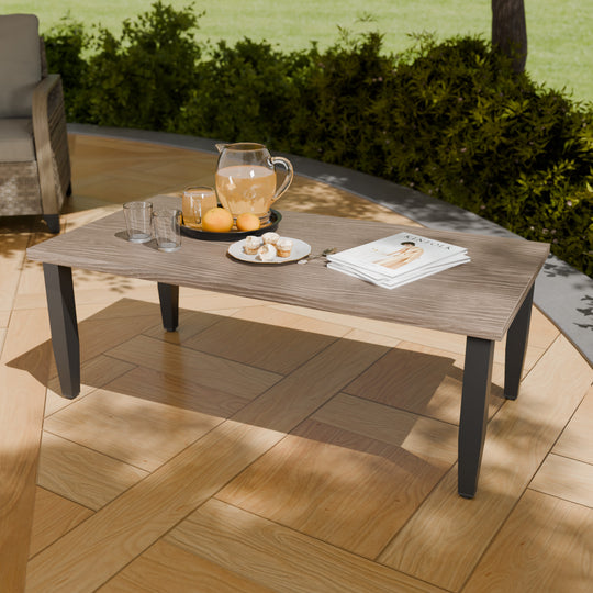COOS BAY Modern Outdoor Coffee Table