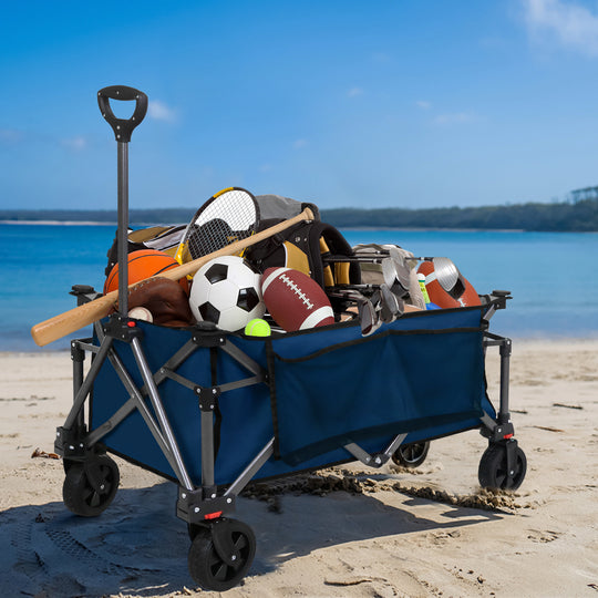 COOS BAY Heavy-Duty Folding Collapsible Utility Wagon