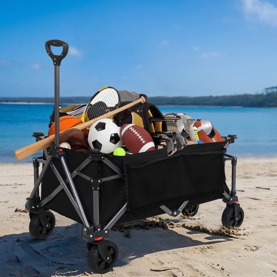 COOS BAY Heavy-Duty Folding Collapsible Utility Wagon