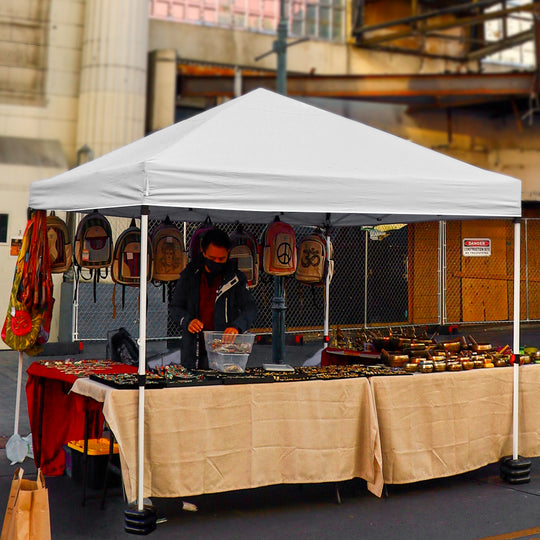 COOS BAY 10x10 Outdoor Instant Canopy Tent with Roller Bag