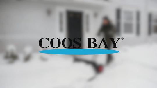 COOS BAY Wheeled Snow Shovel for Driveway
