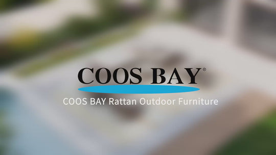 COOS BAY Harbor Retreat 2 PCS Wicker Patio Chairs