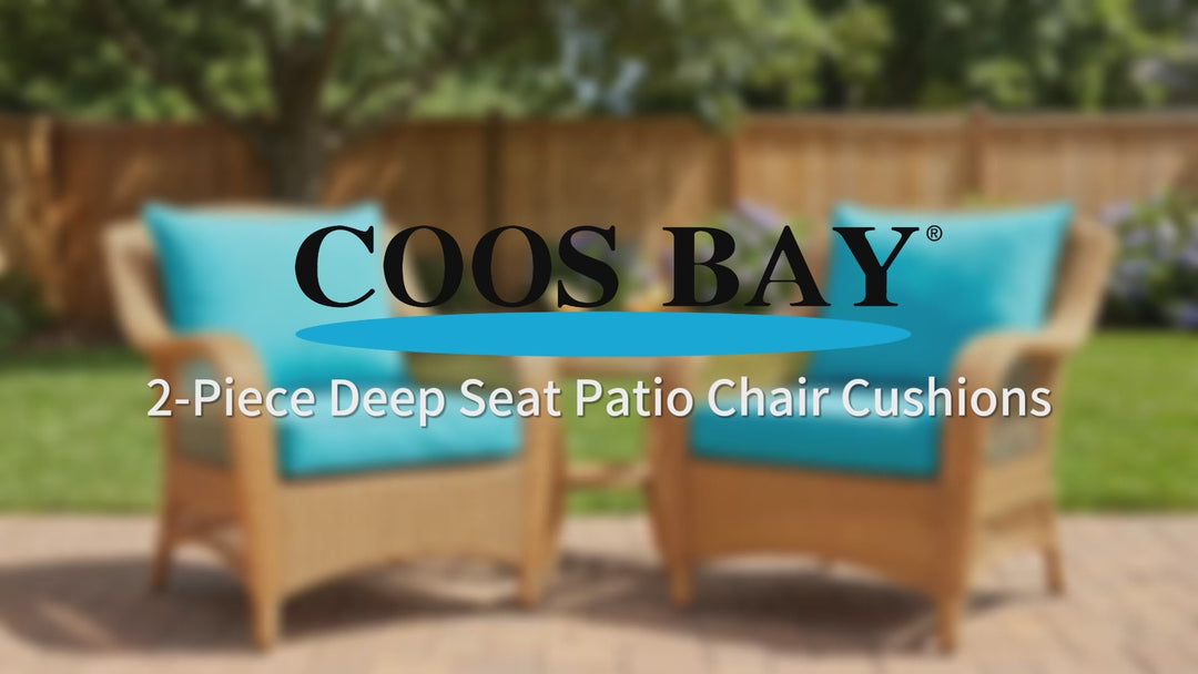COOS BAY Deep Seat Patio Chair Cushions, 1 Pack