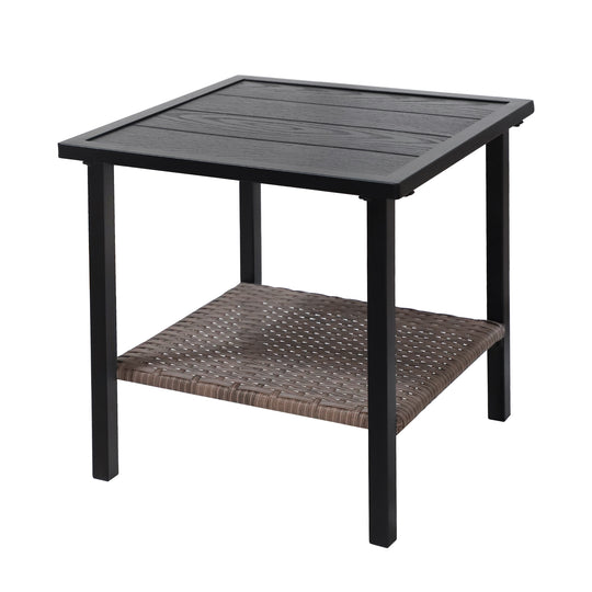 COOS BAY Sunset Haven Outdoor Patio Side Table/Coffee Table