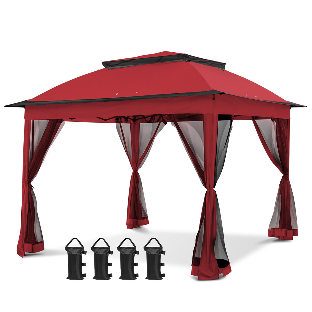 COOS BAY 11x11 Pop Up Gazebo with Mesh Netting