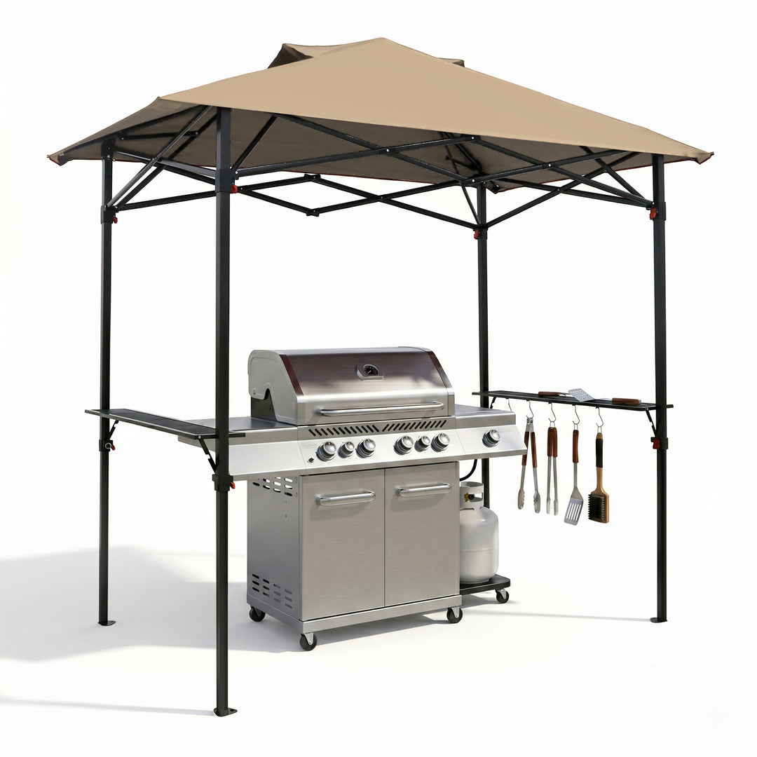 COOS BAY 8x5 Pop Up Outdoor Grill Gazebo