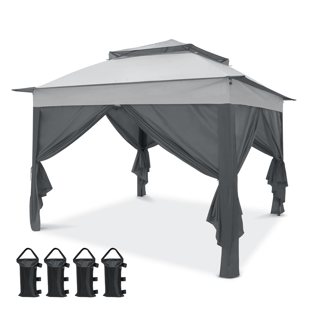 COOS BAY 11x11 Pop Up Gazebo with 4 Sidewalls