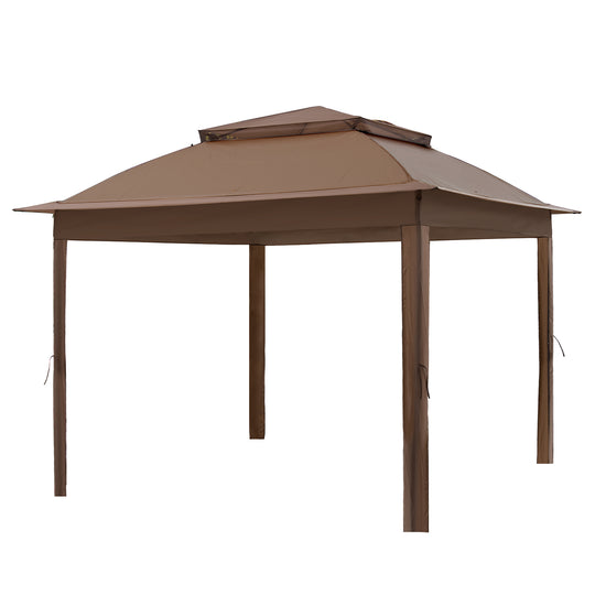 COOS BAY 11x11 Replacement Gazebo Top with Air Vent Sunshade Polyester Top Cover Only