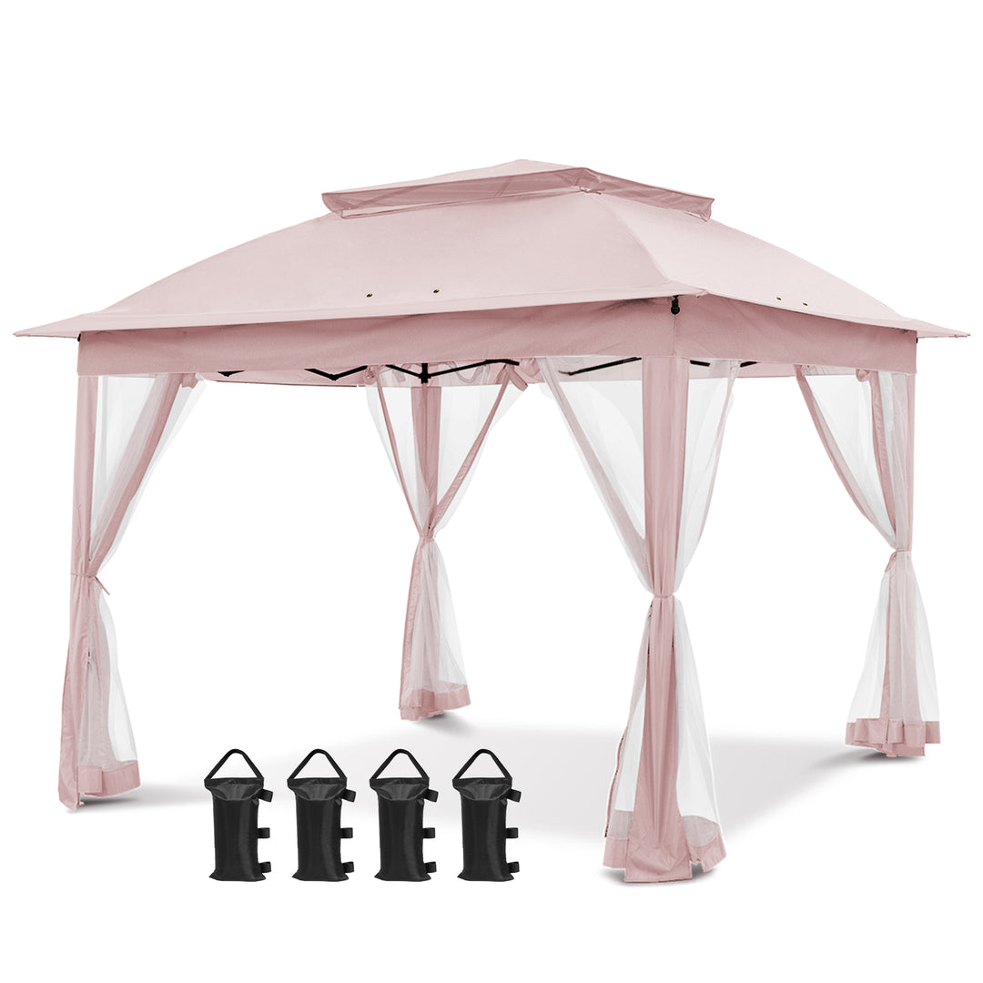 COOS BAY 11x11 Pop Up Gazebo with Mesh Netting