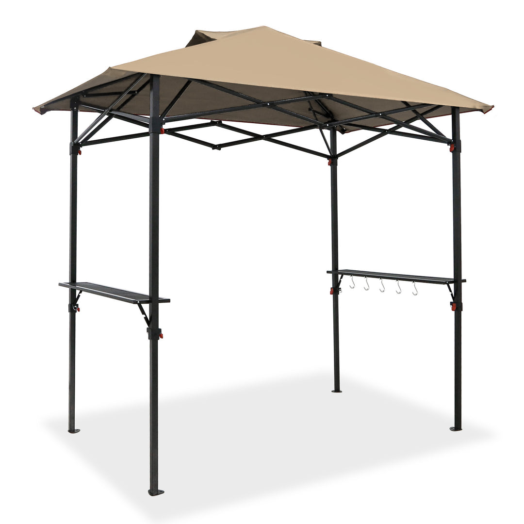 COOS BAY 8x5 Pop up Grill Gazebo Portable BBQ Gazebo Canopy Tent with Carry Bag