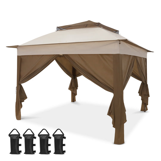 COOS BAY 11x11 Pop Up Gazebo with 4 Sidewalls