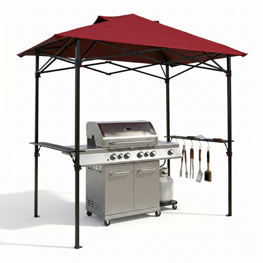 COOS BAY 8x5 Pop Up Outdoor Grill Gazebo