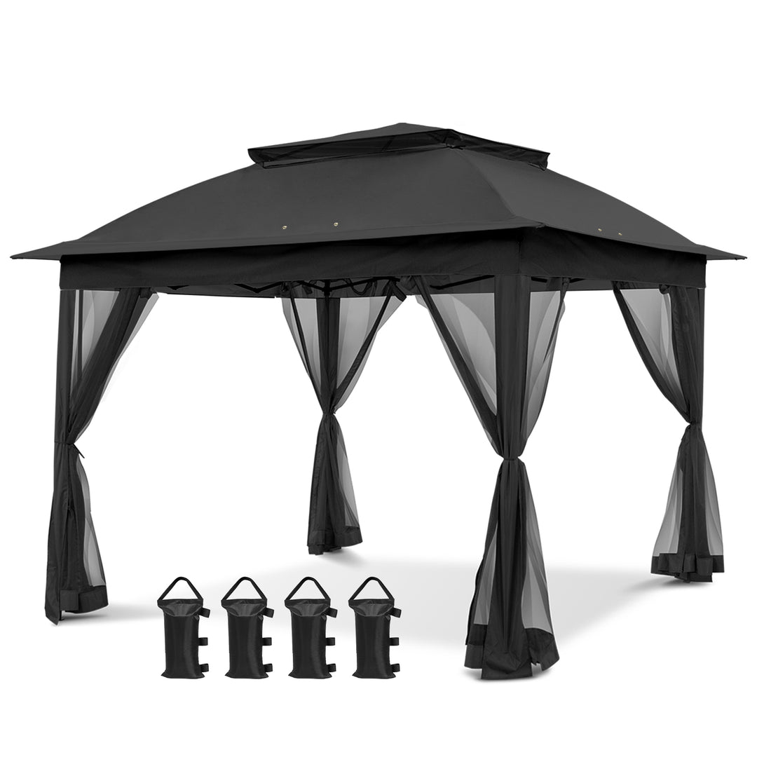 COOS BAY 11x11 Pop Up Gazebo with Mesh Netting