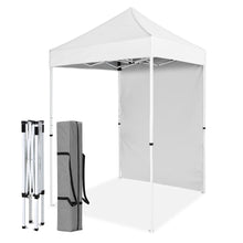 Load image into Gallery viewer, COOS BAY 5x5 Outdoor Portable Canopy Tent with One Removable Sunwall