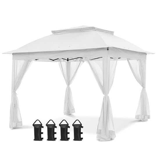 COOS BAY 11x11 Pop Up Gazebo with Mesh Netting