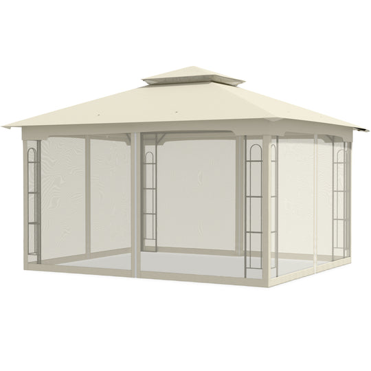 COOS BAY Outdoor 13x11 Gazebo with Mosquito Netting