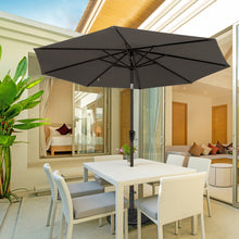 Load image into Gallery viewer, COOS BAY 9&#39; Patio Umbrella Outdoor Market Table Umbrella with Push Button Tilt and Crank for Garden, Deck, Backyard, Pool and Beach, 8 Ribs