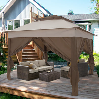 COOS BAY 11x11 Pop-up Instant Gazebo with 4 Sidewalls