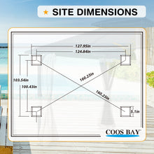 Load image into Gallery viewer, COOS BAY 10x12 Hardtop Gazebo with Curtains and Netting, Outdoor Double Roof Steel Canopy Gazebo for Garden, Patio, Lawn and Party